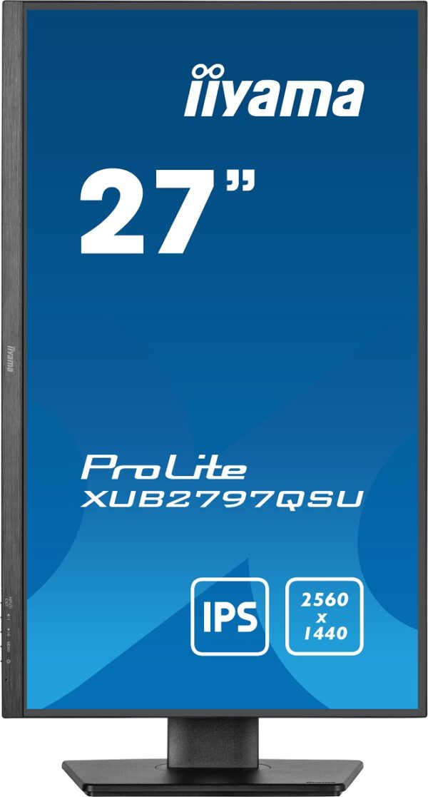 iiyama ProLite/XUB2797QSU-B2/27"/IPS/QHD/100Hz/1ms/Black/3R