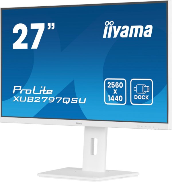 iiyama ProLite/XUB2797QSU-W2/27"/IPS/QHD/100Hz/1ms/White/5R