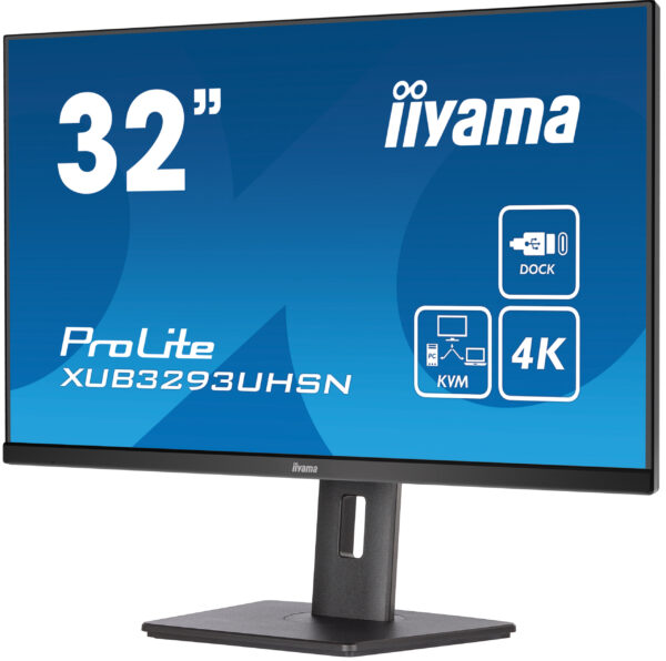iiyama ProLite/XUB3293UHSN-B5/31,5"/IPS/4K UHD/60Hz/4ms/Black/3R