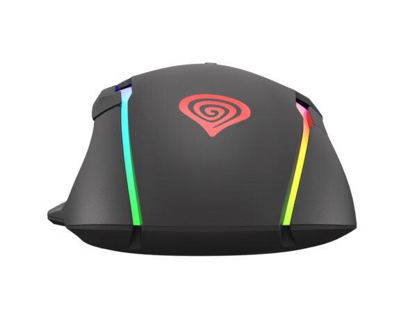 Genesis herní optická myš XENON 220 G2/RGB/Herní/Optická/Pro praváky/12 400 DPI/Drátová USB/Černá