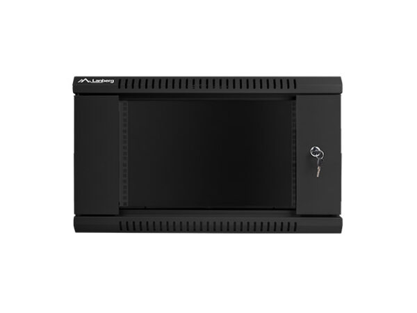 Z20229_57889 Nástěnný rack 19'' 6U 600X450mm černý flat pack