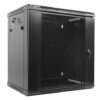 Z20242_57558 Nástěnný rack 19'' 12U 600X450mm černý flat pack