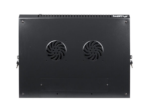 Z20242_57561 Nástěnný rack 19'' 12U 600X450mm černý flat pack