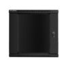 Z20244_57897 Nástěnný rack 19' 12U 600X600mm černý flat pack