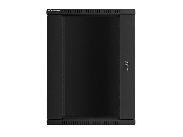 Nástěnný rack 19'' 18U 600X600mm černý flat pack