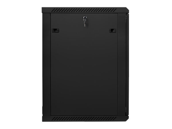 Nástěnný rack 19'' 18U 600X600mm černý flat pack