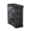 Počítačová skříň Genesis IRID 505 ARGB V2/Midi Tower/Transpar./Černá