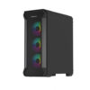 Počítačová skříň Genesis IRID 505 ARGB V2/Midi Tower/Transpar./Černá