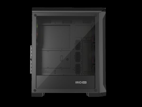 Počítačová skříň Genesis IRID 505 ARGB V2/Midi Tower/Transpar./Černá