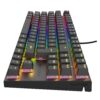 Genesis herní mechanická klávesnice THOR 303/TKL/RGB/Outemu Peach Silent/Drátová USB/US layout/Černá