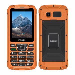 Z6-orange-1-dvoj_s-1 EVOLVEO StrongPhone Z6, vodotěsný odolný Dual SIM telefon, oranžová