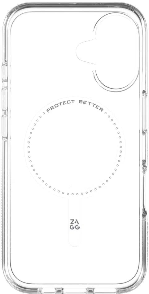 ZAGGo117-02 ZAGG kryt Crystal Palace Lite Snap iPhone 16 Transparentní