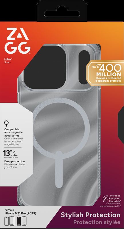 ZAGG Ochranný kryt Milan Snap Apple 17 Pro Glitter Swirl