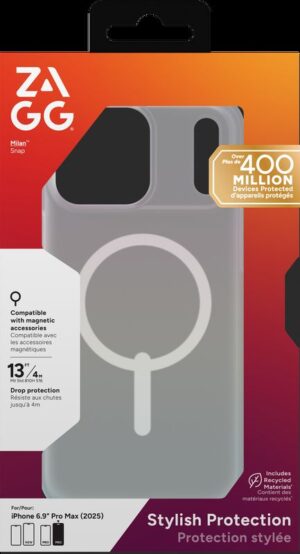 ZAGG Ochranný kryt Milan Snap Apple 17 Pro Max Iridescent