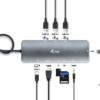 i-tec USB-C Metal Nano Docking Station 4K HDMI LAN, Power Delivery 100 W + Charger 100W (bundle)