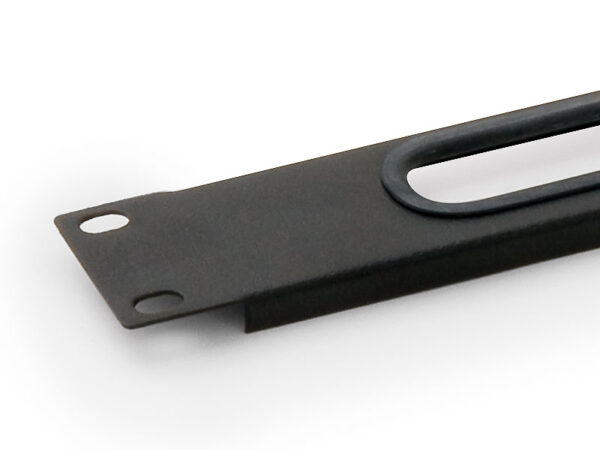 19" průchozí panel 1U