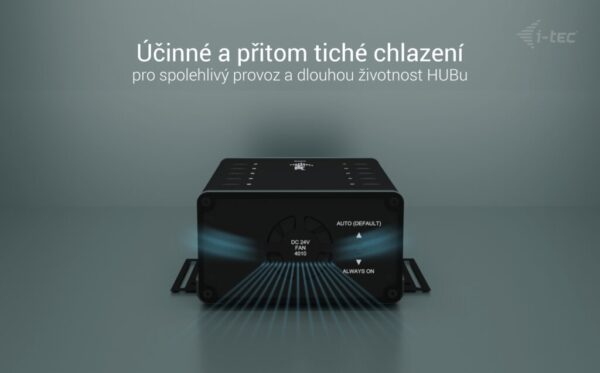 a8 i-tec USB-C/USB-A Metal Charging + Data HUB, 15W/port, 10x USB-C, 180W