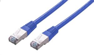 aa11_s-3 Kabel C-TECH patchcord Cat5e, FTP, modrý, 2m