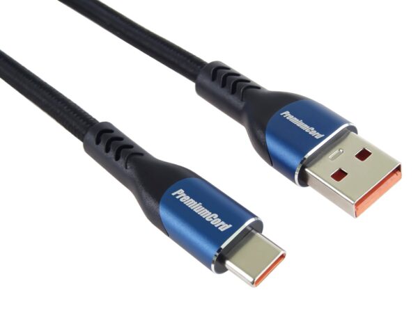 aaaaa_s PremiumCord SuperFast 5A USB-C - USB-A 2.0, 0,5m