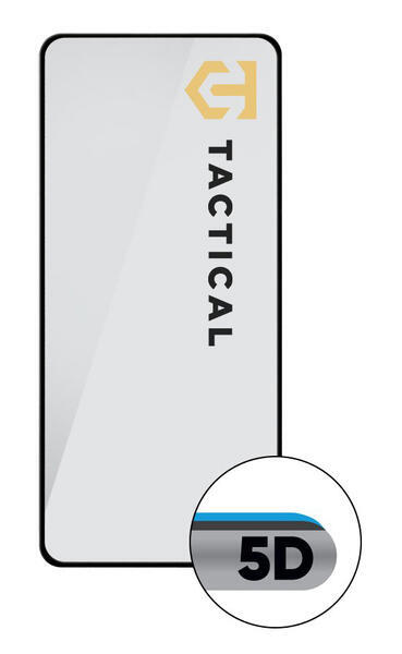 Tactical Glass Shield 5D sklo pro Motorola G54 5G/Power Edition Black