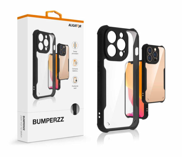 ALIGATOR pouzdro BUMPERZZ iPhone 15 Pro Black