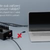 b4-1 i-tec USB-C/USB-A Metal Charging + Data HUB, 15W/port, 20x USB-C, 360W