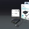 i-tec USB-A/USB-C Dual 4K DP Video Adapter