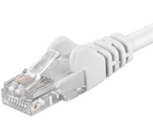 bila-9 Patch kabel UTP RJ45-RJ45 level 5e 0.25m, bílá