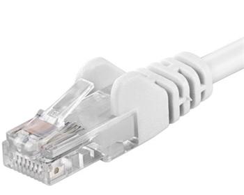 bila-9 Patch kabel UTP RJ45-RJ45 level 5e 0.25m, bílá