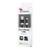 ADATA Micro USB kabel pletený 1m černý