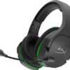 HyperX CloudX Stinger Core/Stereo/ANC/BT/Bezdrát/Šedá-zelená