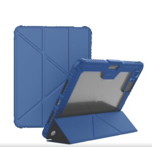 case3_s-1 Nillkin Bumper PRO Protective Stand Case Multi-angle pro iPad Pro 11 2024 Sapphire Blue