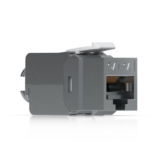 cat6a-1- Ubiquiti UACC-Keystone-Jack-C6A - Cat6A Keystone Jack, 12-Pack