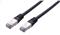 Kabel C-TECH patchcord Cat5e, FTP, černý, 0,5m