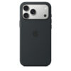 iPhone 17 Pro Max Silicone Case with MS – Black