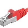 cervena-6 Premiumcord Patch kabel CAT6a S-FTP, RJ45-RJ45, AWG 26/7 1,5m, červená