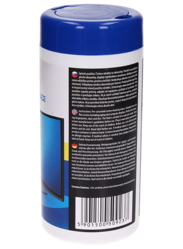 chusteczki-2 TB Clean Čistící ubrousky v tubě (100 ks)