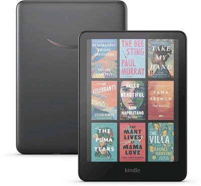 color_s-1 E-book Amazon Kindle Colorsoft Signature Edition (32 GB), barevný display, metallic black, BEZ REKLA