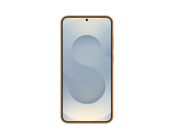 Samsung Ochranný kryt z veganské kůže pro Galaxy S25+ Brown