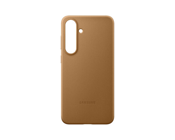 Samsung Ochranný kryt z veganské kůže pro Galaxy S25+ Brown