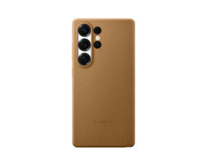 Samsung Ochranný kryt z veganské kůže pro Galaxy S25 Ultra Brown