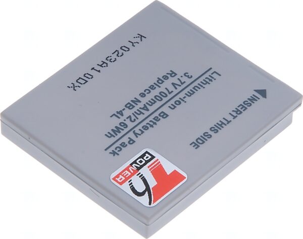 dcca0004-2 Baterie T6 Power Canon NB-4L, 700mAh, 2,6Wh