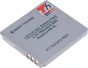 dcca0004 Baterie T6 Power Canon NB-4L, 700mAh, 2,6Wh