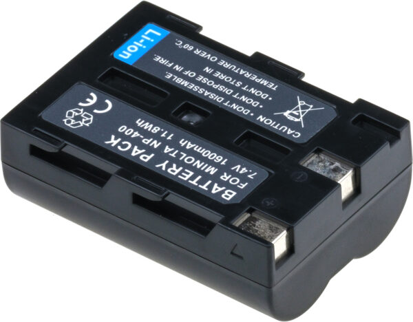 dcmi0002_2 Baterie T6 Power Minolta NP-400, Pentax D-Li50, Samsung SLB-1674, 1600mAh, 11,8Wh