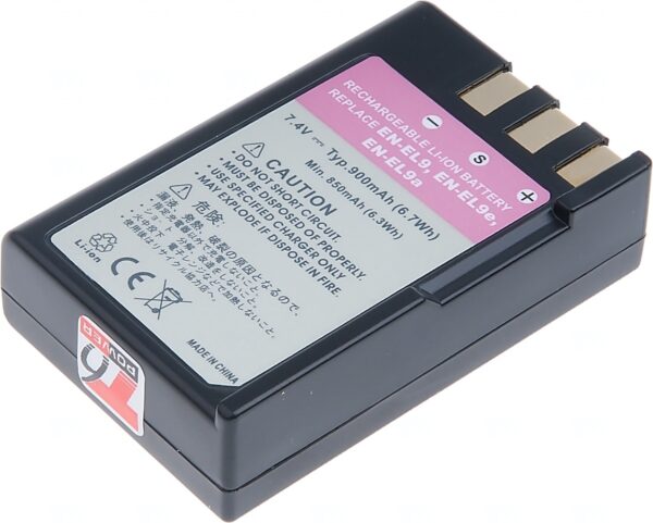 Baterie T6 Power Nikon EN-EL9, EN-EL9a, EN-EL9e, 1000mAh, 7,4Wh