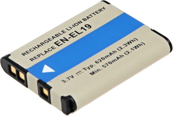 dcni0014_s Baterie T6 Power Nikon EN-EL19, Sony NP-BJ1, 620mAh, 2,3Wh
