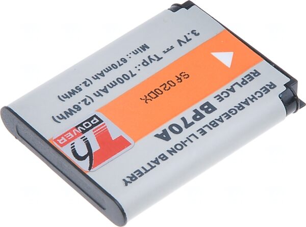 Baterie T6 Power Samsung BP-70A, BP70A, SLB-70A, 700mAh, 2,6Wh