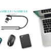 i-tec USB-A/USB-C Metal HUB 1x USB-C 3.1 + 3x USB 2.0