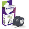 WECARE ARMOR páska kompatibilní s DYMO S0721510,Black/White,2*12mm*4m