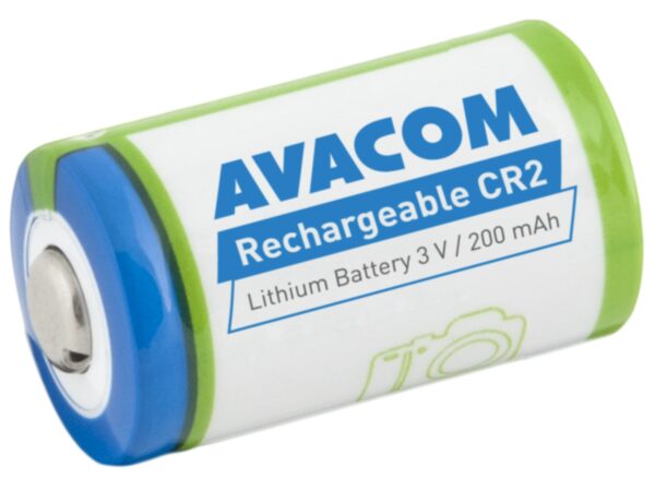 dicr-rcr2-200-2 Nabíjecí fotobaterie Avacom CR2 3V 200mAh 0.6Wh